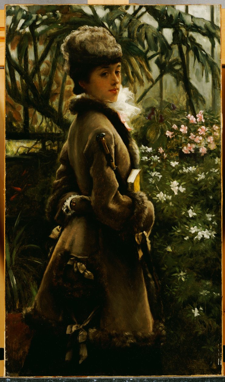 Dans la serre, vers 1867-69 - James Jacques Joseph Tissot