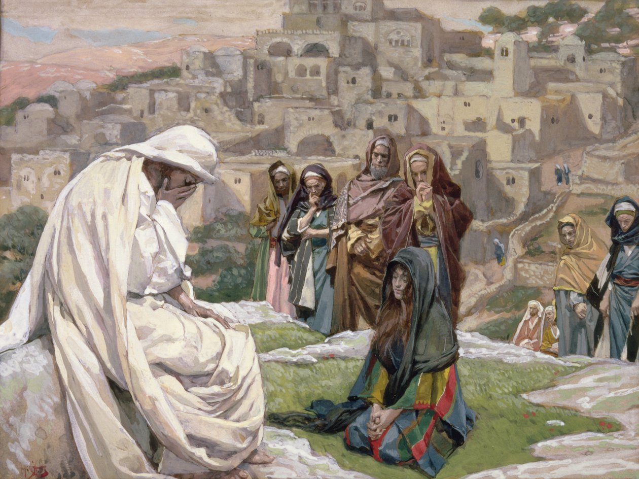 Jésus pleura, illustration pour La Vie du Christ, c.1886-96 - James Jacques Joseph Tissot
