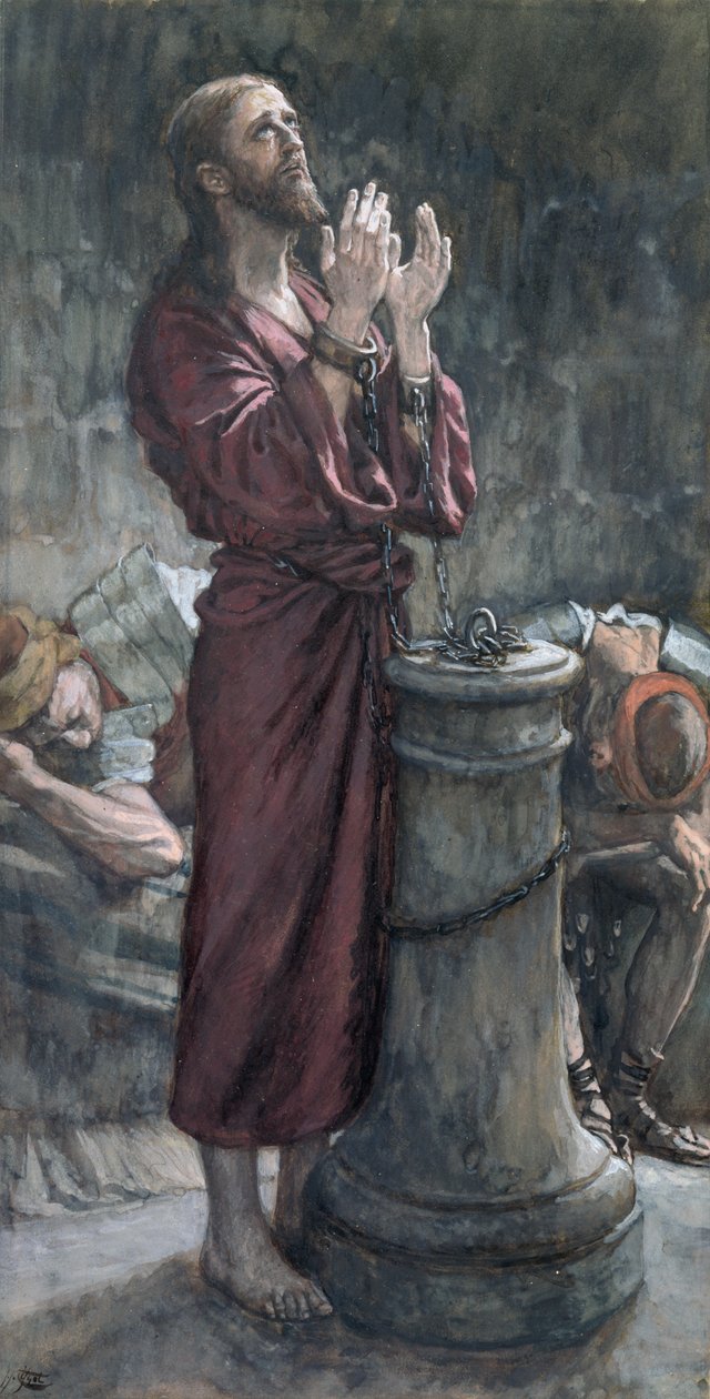 Jésus en prison, illustration pour La Vie du Christ - James Jacques Joseph Tissot