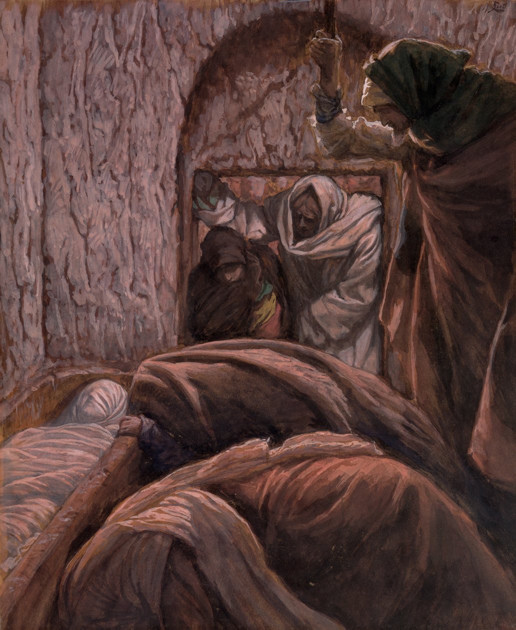 Jésus dans le tombeau, illustration pour La Vie du Christ - James Jacques Joseph Tissot