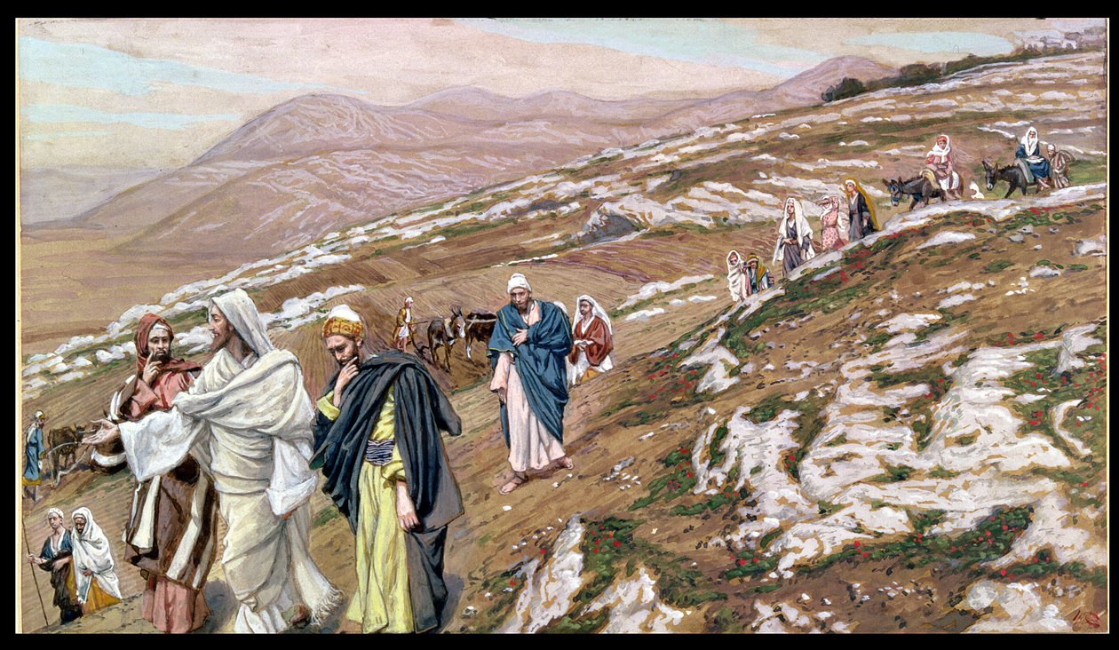 Jésus en route pour la Galilée, illustration pour La Vie du Christ, c.1886-96 - James Jacques Joseph Tissot