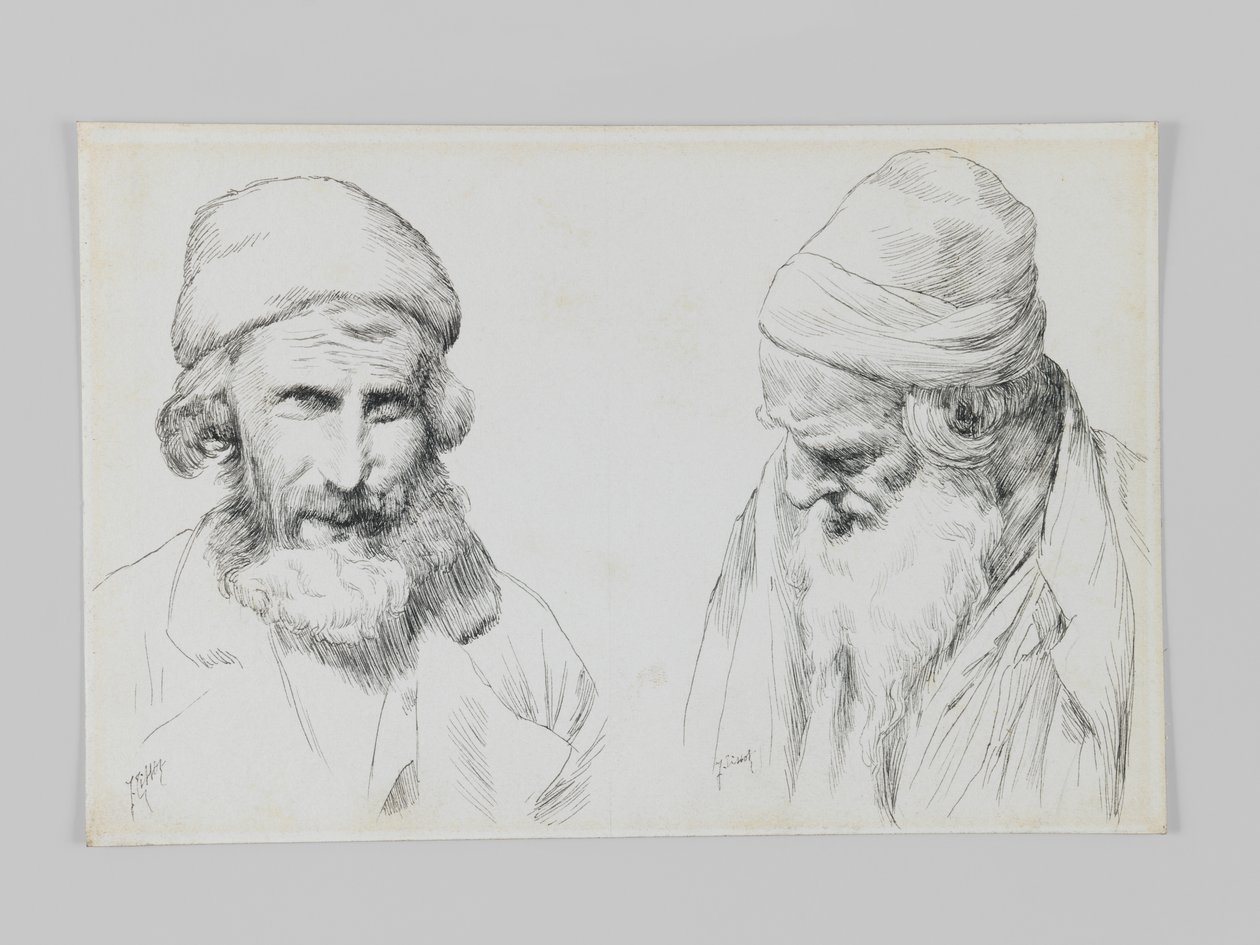 Juifs et Yéménites, Jérusalem, illustration de La Vie de Notre Seigneur Jésus-Christ - James Jacques Joseph Tissot