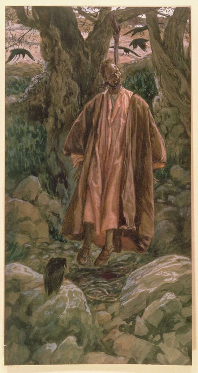 Judas se pend, illustration pour La Vie du Christ, c.1886-96 - James Jacques Joseph Tissot