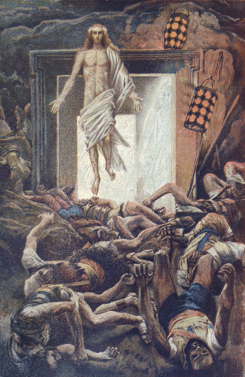 La Résurrection - de "La Vie de Notre Seigneur Jésus-Christ" - 1899 par James Tissot - La vie de notre seigneur Jésus-Christ, par Jacques Joseph - James Jacques Joseph Tissot
