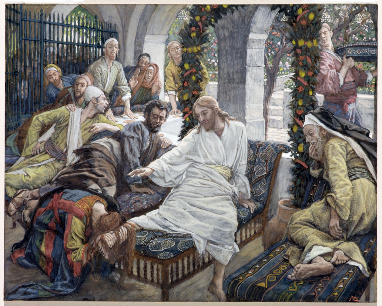 La boîte de très précieux onguents de Marie-Madeleine, illustration pour La Vie du Christ, vers 1886-96 - James Jacques Joseph Tissot