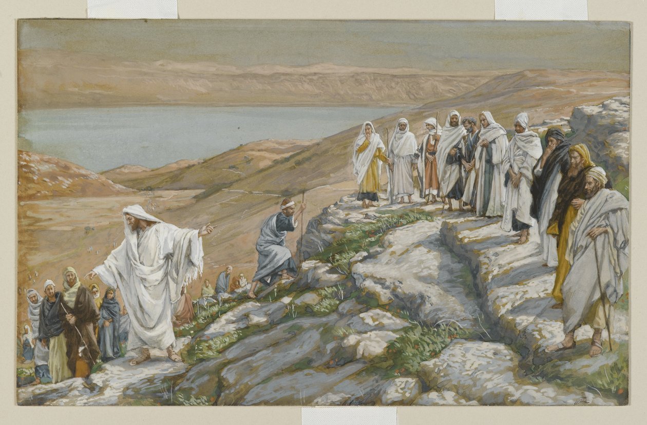 Ordination des douze apôtres, illustration de La vie de notre Seigneur Jésus-Christ - James Jacques Joseph Tissot