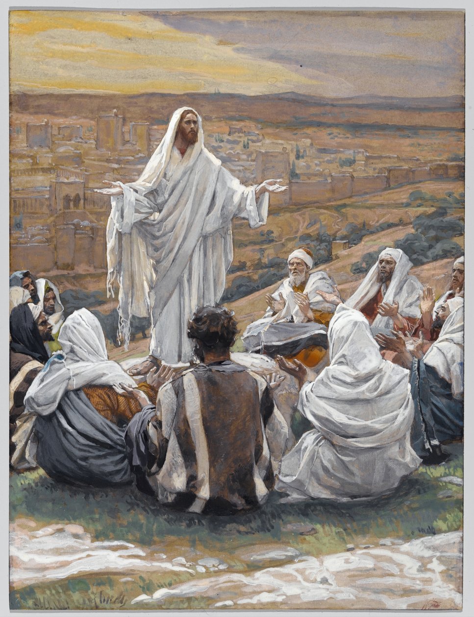 Pater Noster - Le Notre Père, illustration pour La Vie du Christ - James Jacques Joseph Tissot