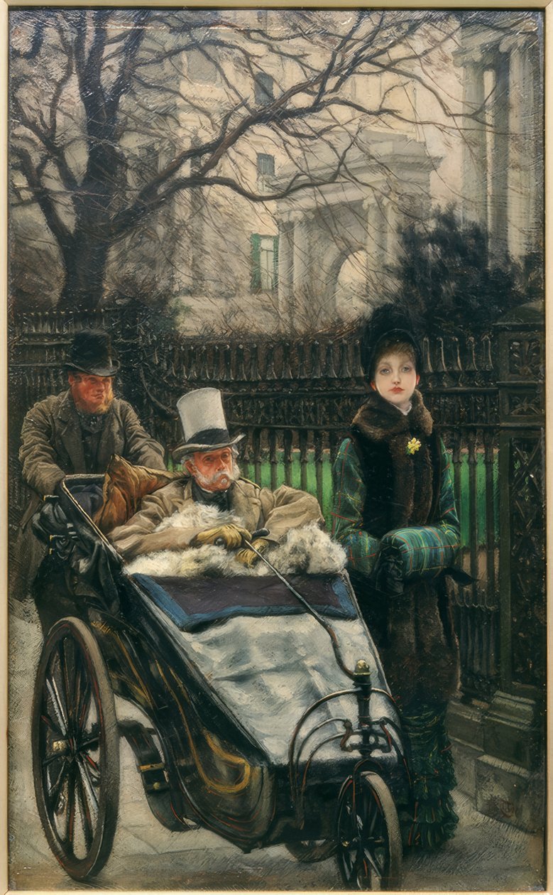 Convalescent (La fille du soldat) - James Jacques Joseph Tissot