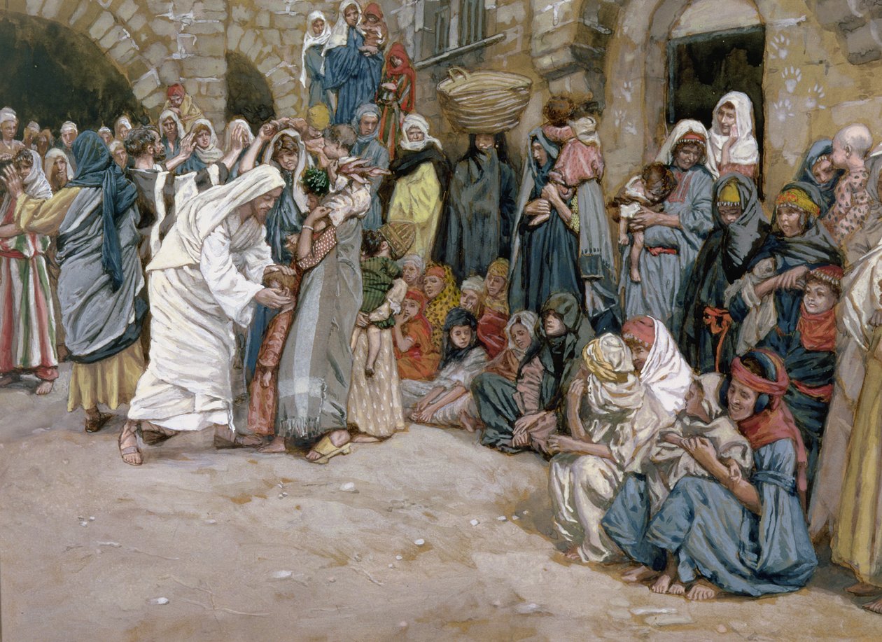 Laissez venir à moi les petits enfants, illustration pour La Vie du Christ, c.1886-96 - James Jacques Joseph Tissot