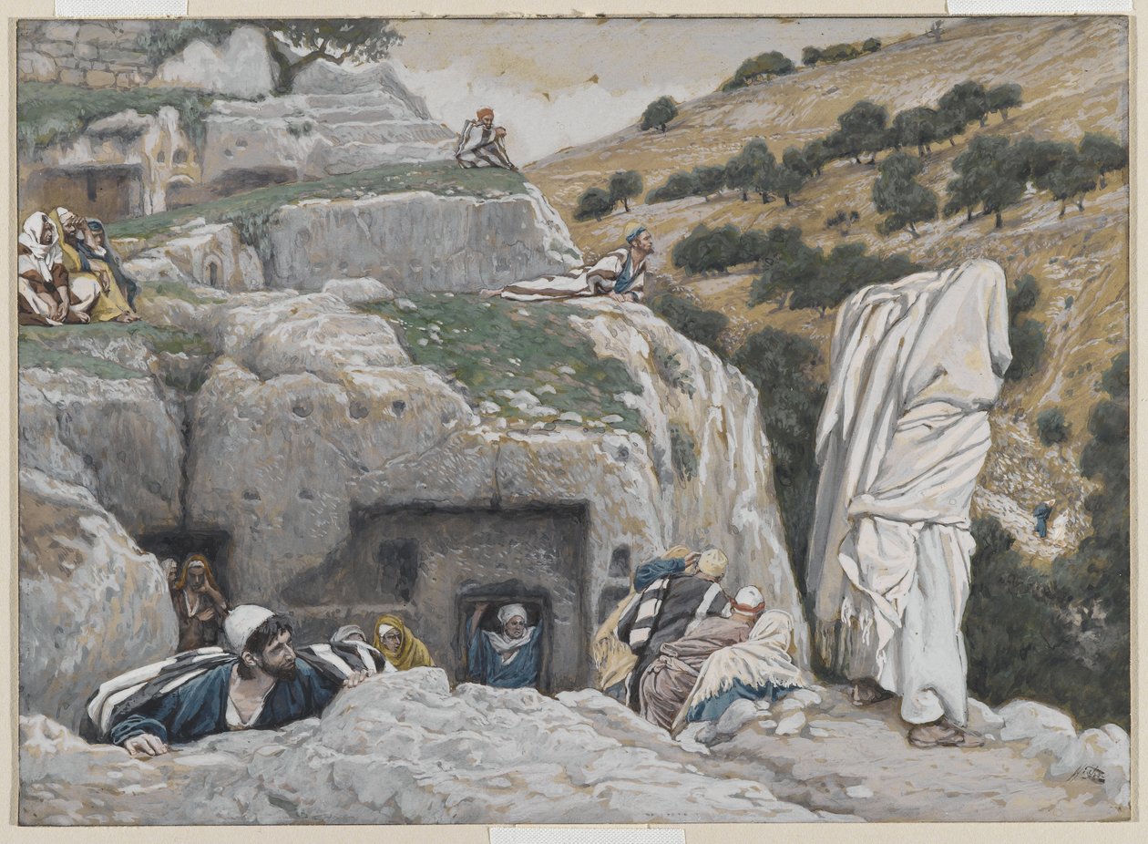 Le Refuge des Apôtres, illustration de La Vie de Notre Seigneur Jésus-Christ, 1886-94 - James Jacques Joseph Tissot