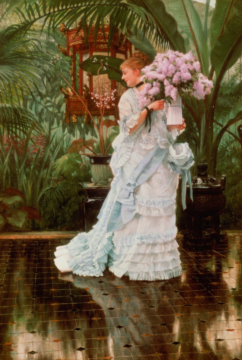 Le Bouquet de Lilas, vers 1875 - James Jacques Joseph Tissot