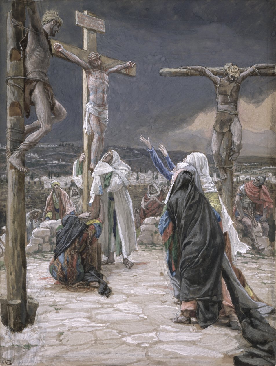 La mort de Jésus, illustration pour La Vie du Christ - James Jacques Joseph Tissot