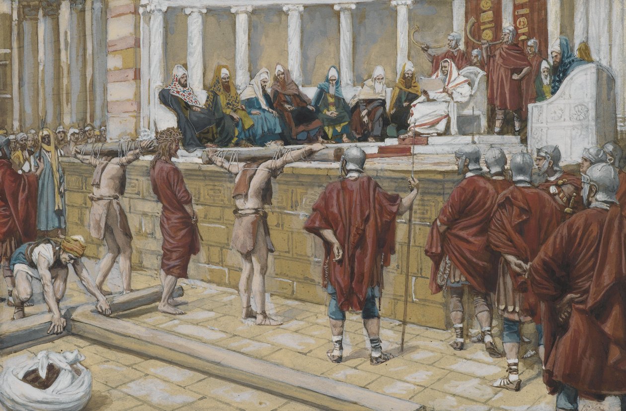 Le Jugement sur le Gabbatha, illustration de La Vie de Notre Seigneur Jésus-Christ, 1886-94 - James Jacques Joseph Tissot