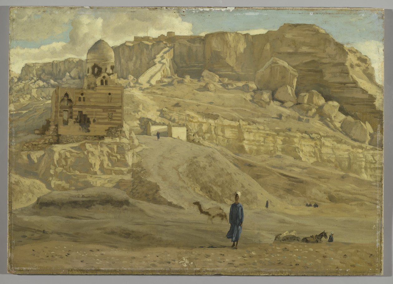 Le Mokattam depuis la citadelle du Caire, illustration de La vie de notre Seigneur Jésus-Christ - James Jacques Joseph Tissot