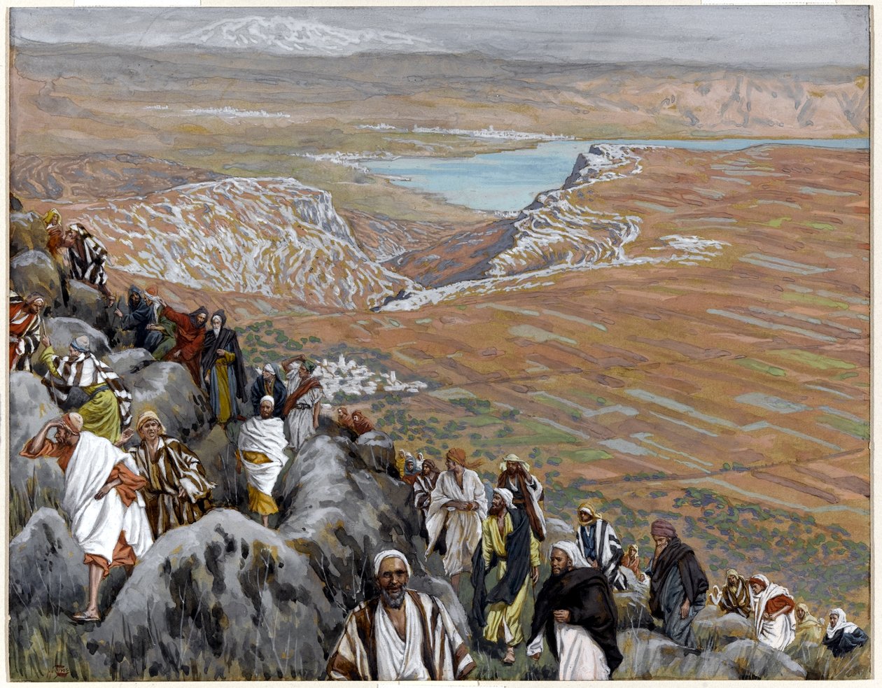 Le peuple cherche à faire du Christ leur roi, illustration pour La Vie du Christ - James Jacques Joseph Tissot