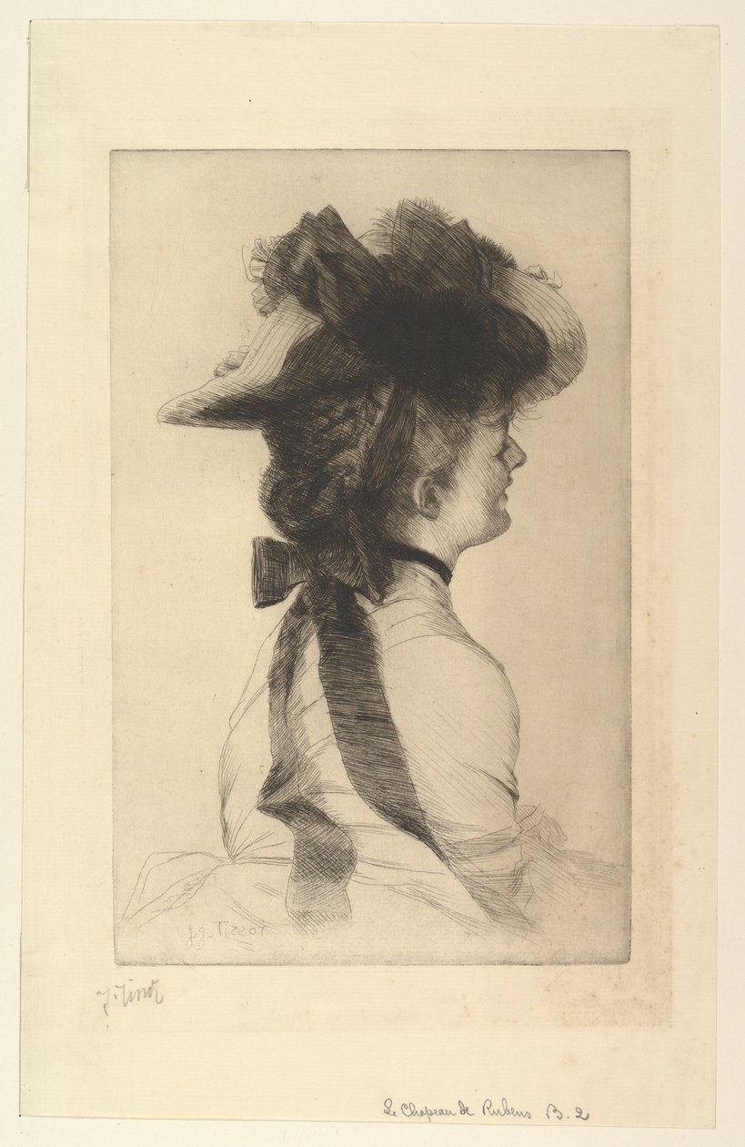 Le Chapeau de Rubens - James Jacques Joseph Tissot