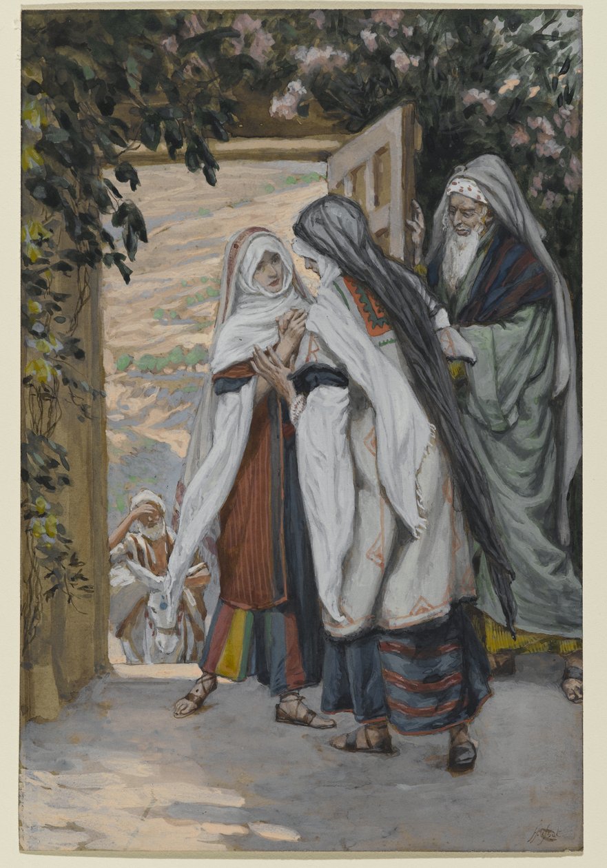 La Visitation, illustration pour La Vie du Christ, c.1886-94 - James Jacques Joseph Tissot