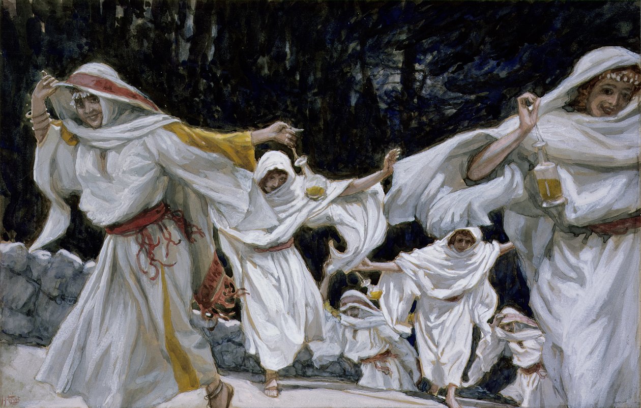 Les Vierges sages, illustration pour La Vie du Christ - James Jacques Joseph Tissot