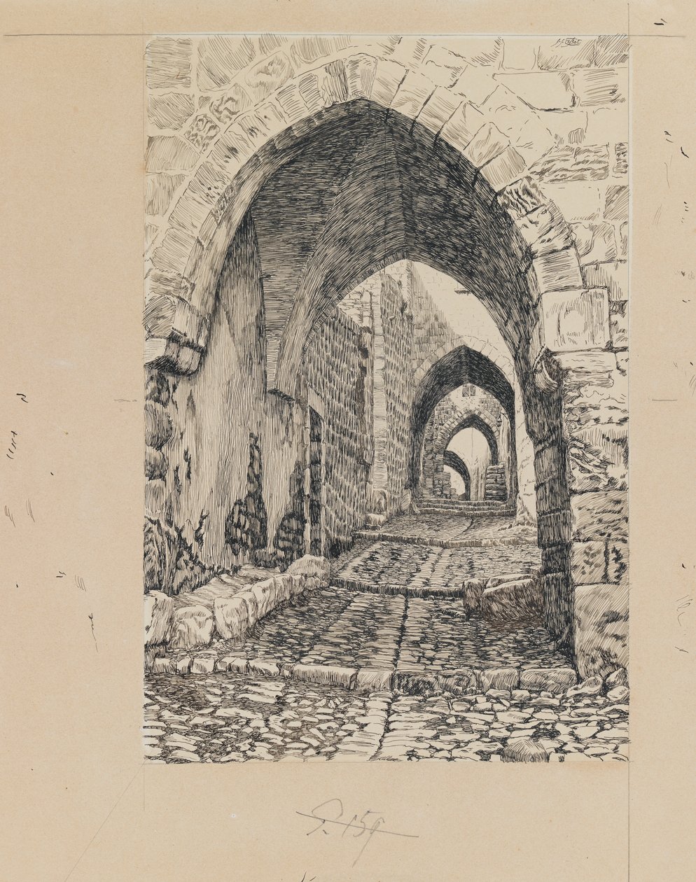Via Dolorosa, Jérusalem (illustration de La Vie de Notre Seigneur Jésus-Christ) - James Jacques Joseph Tissot