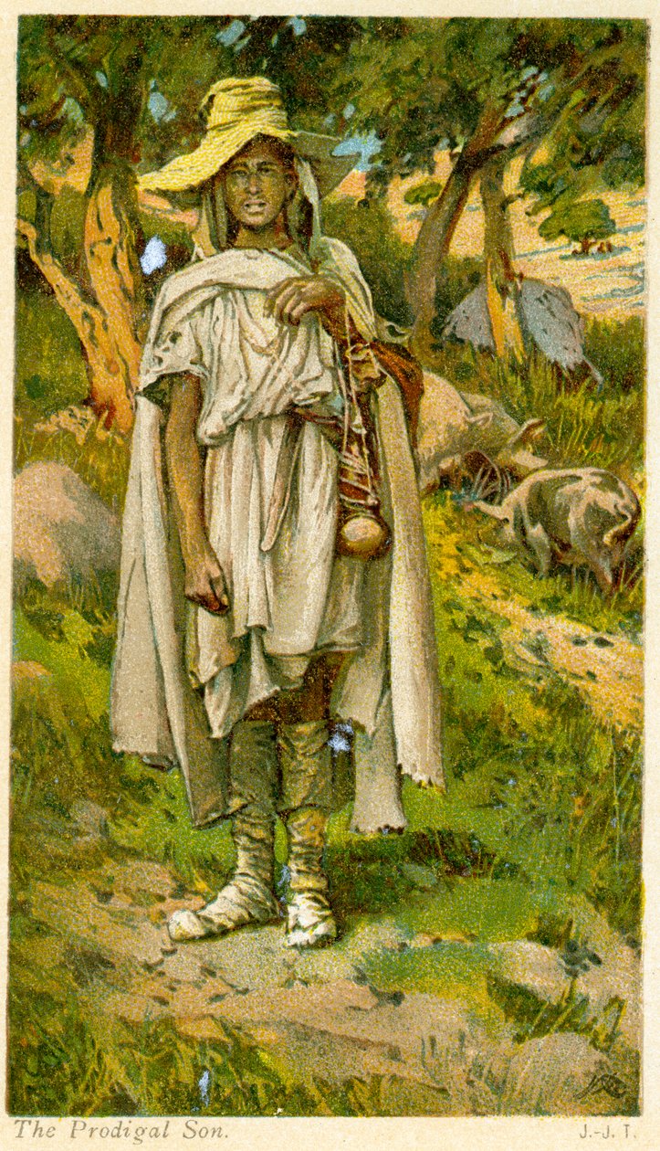 Le fils prodigue - Bible - James Jacques Joseph after Tissot