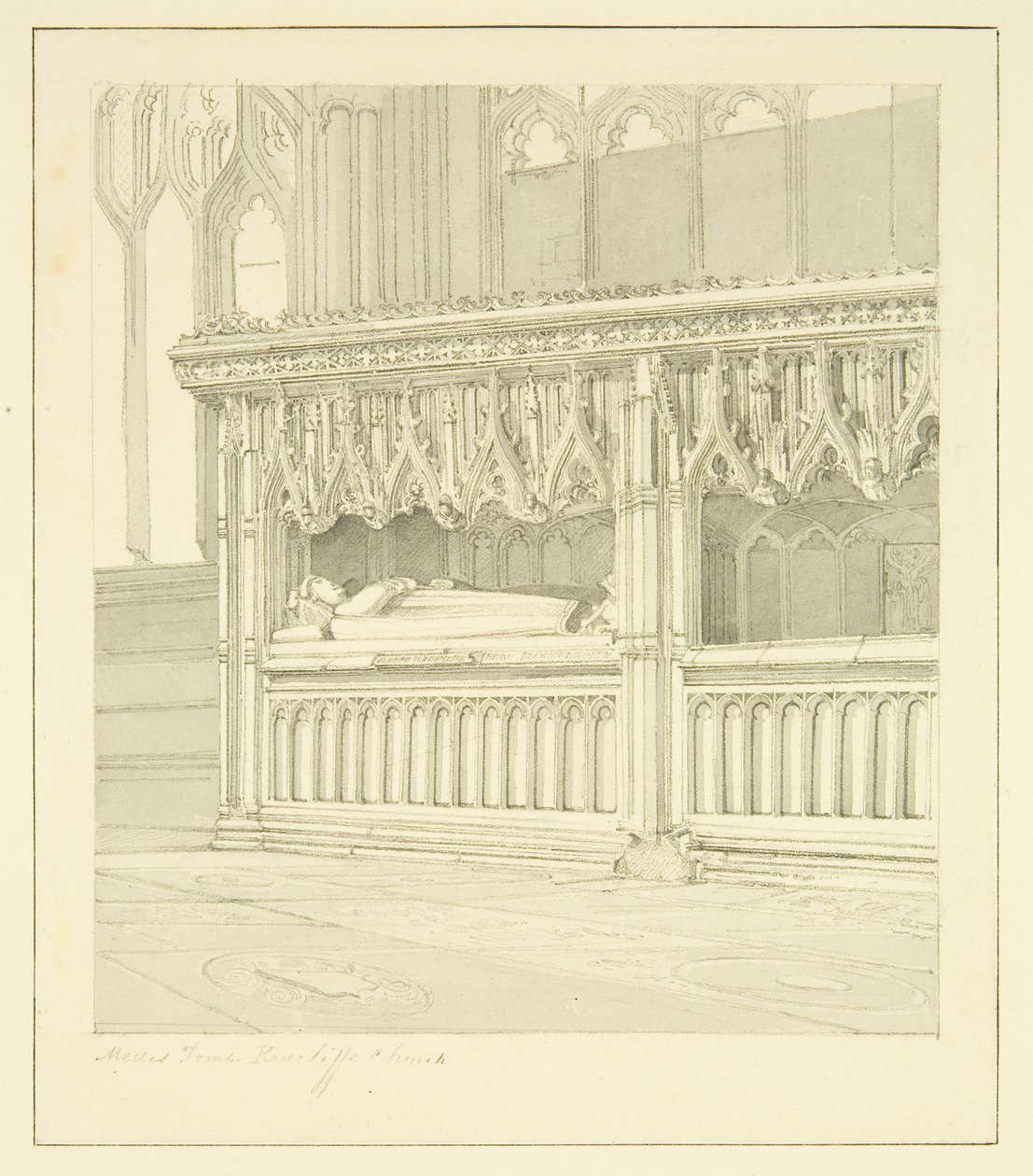 Monument à Sir Thomas Mede à St Mary Redcliffe - James Johnson