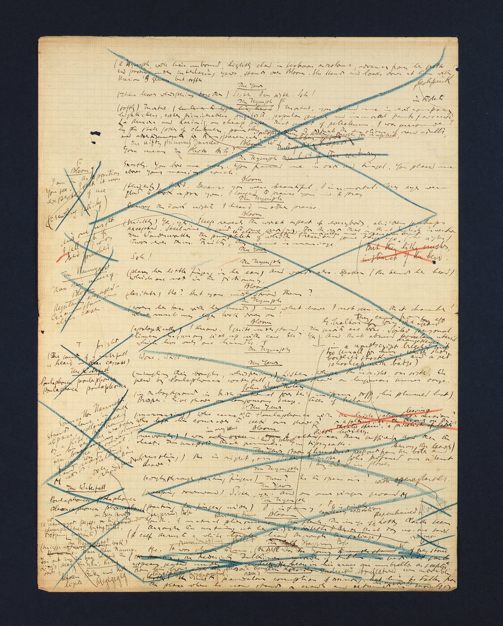 Manuscrit autographe de l