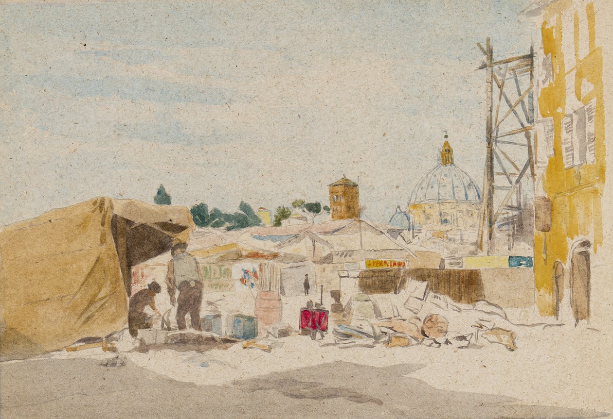 Chantier de construction : Rome - James Kerr Lawson