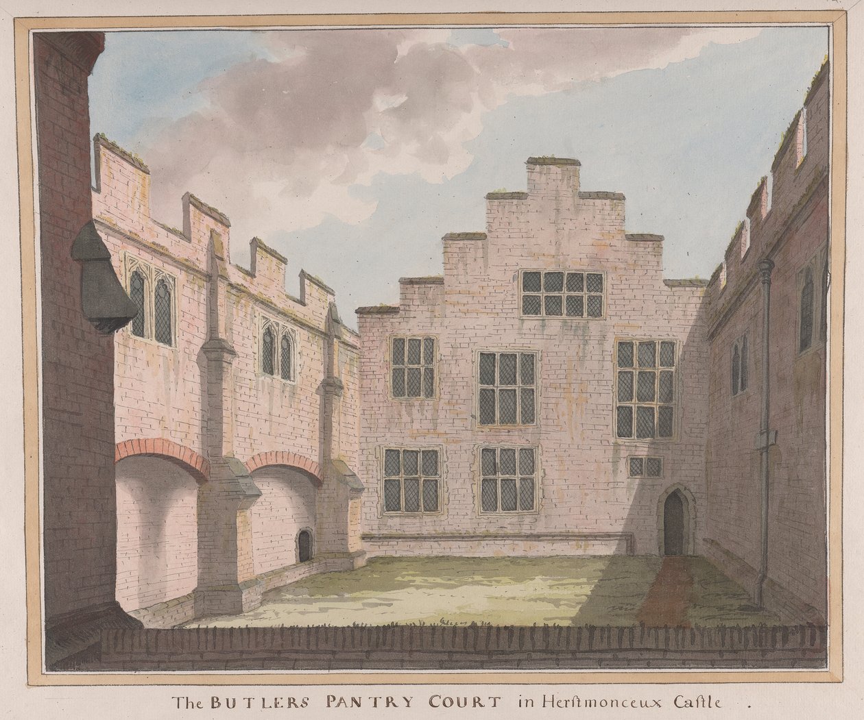 Château de Herstmonceux, East Sussex : La cour du garde-manger du majordome - James Lambert  of Lewes