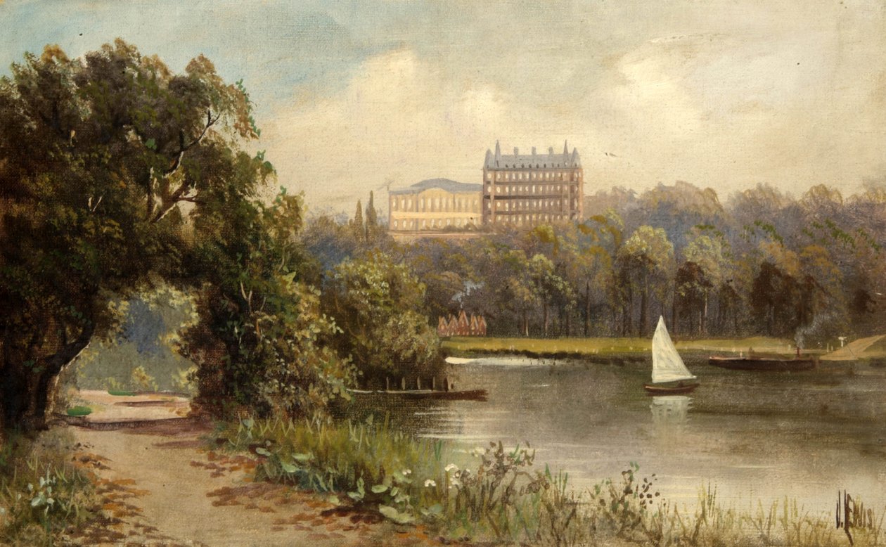 Le Star and Garter depuis la rive de Twickenham - James Lewis