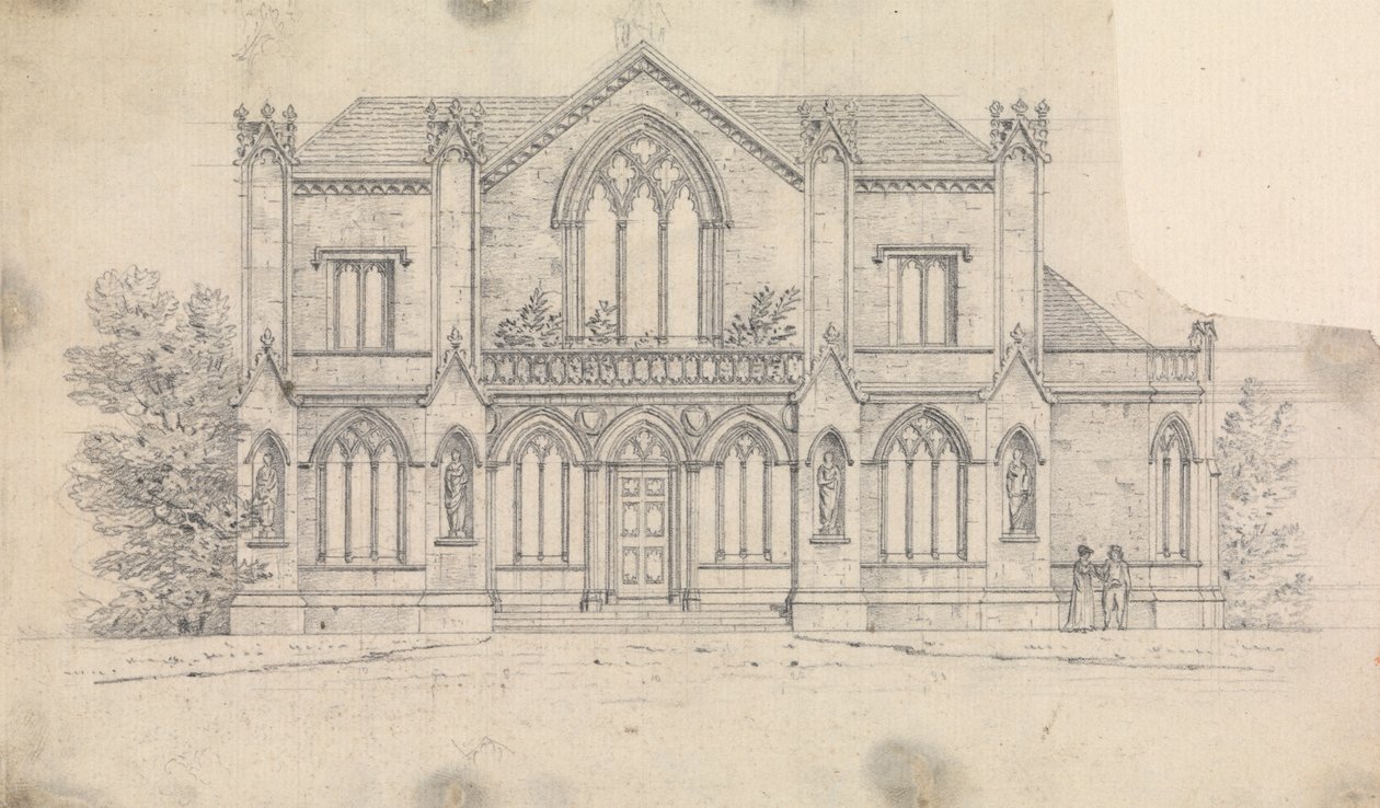 Dessin préparatoire pour le Design 16, Planche 12 d