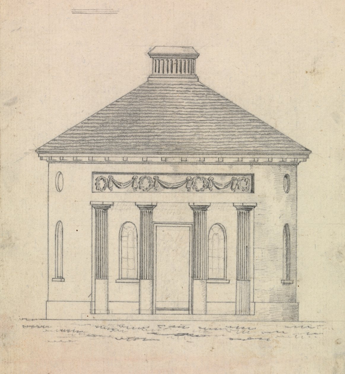 Dessin préparatoire pour le design 30, planche 31 d
