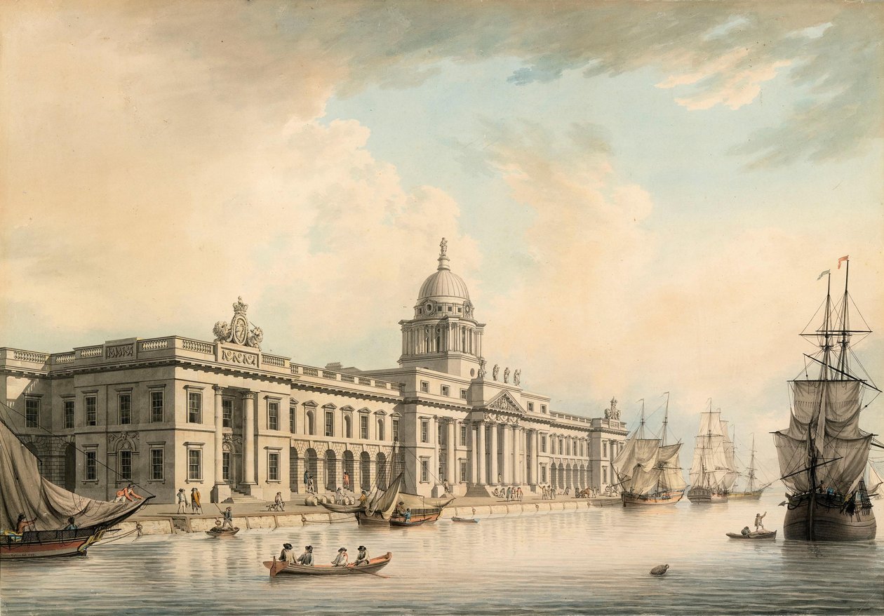 La douane, Dublin - James Malton