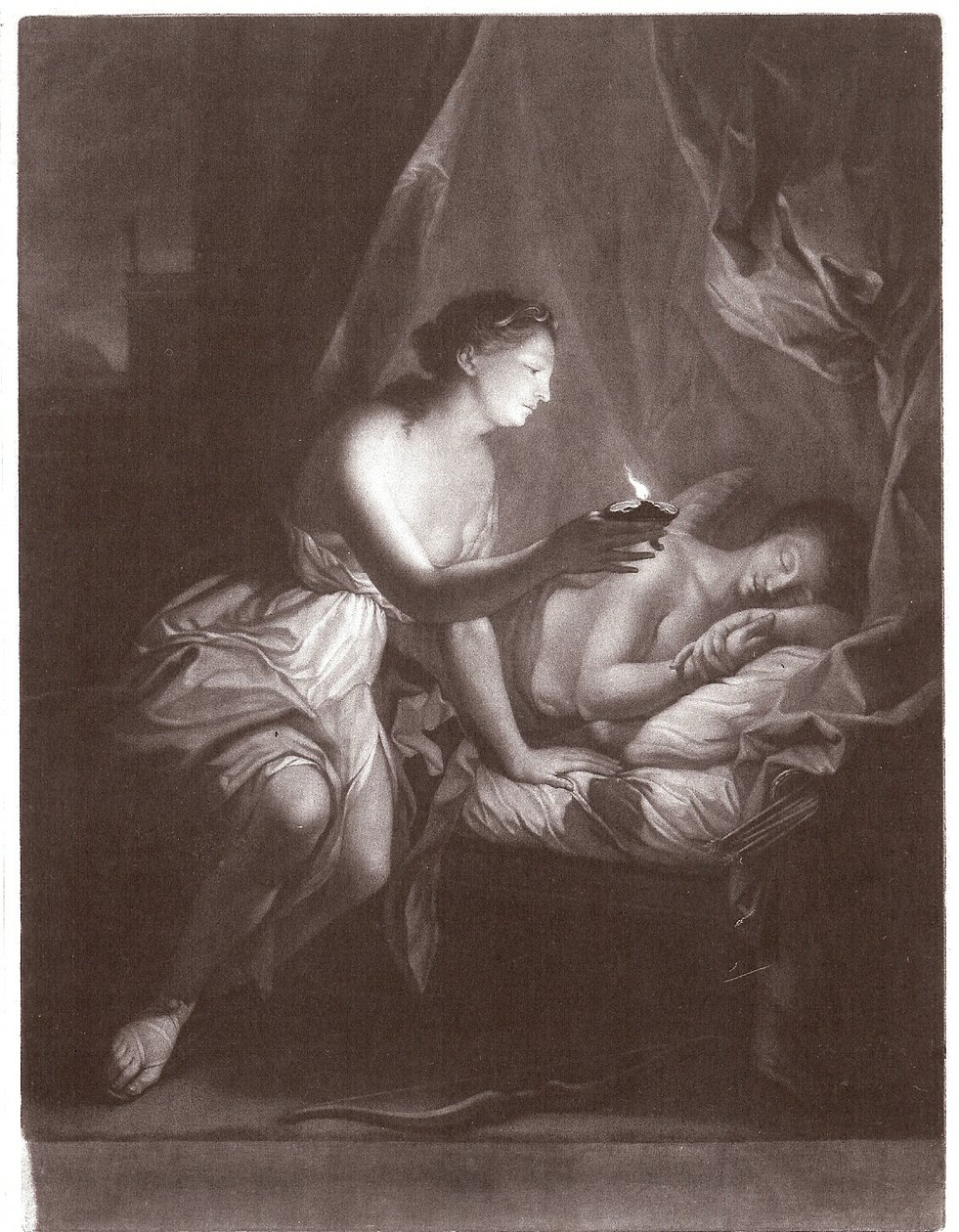 Cupidon et Psyché - James McArdell