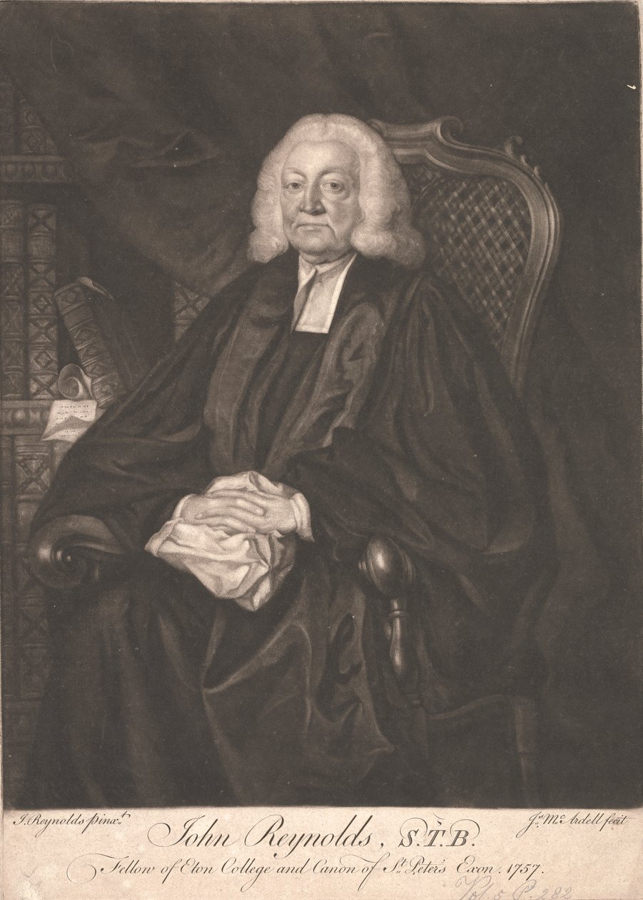 Dr. John Reynolds, S.T.B. - James McArdell