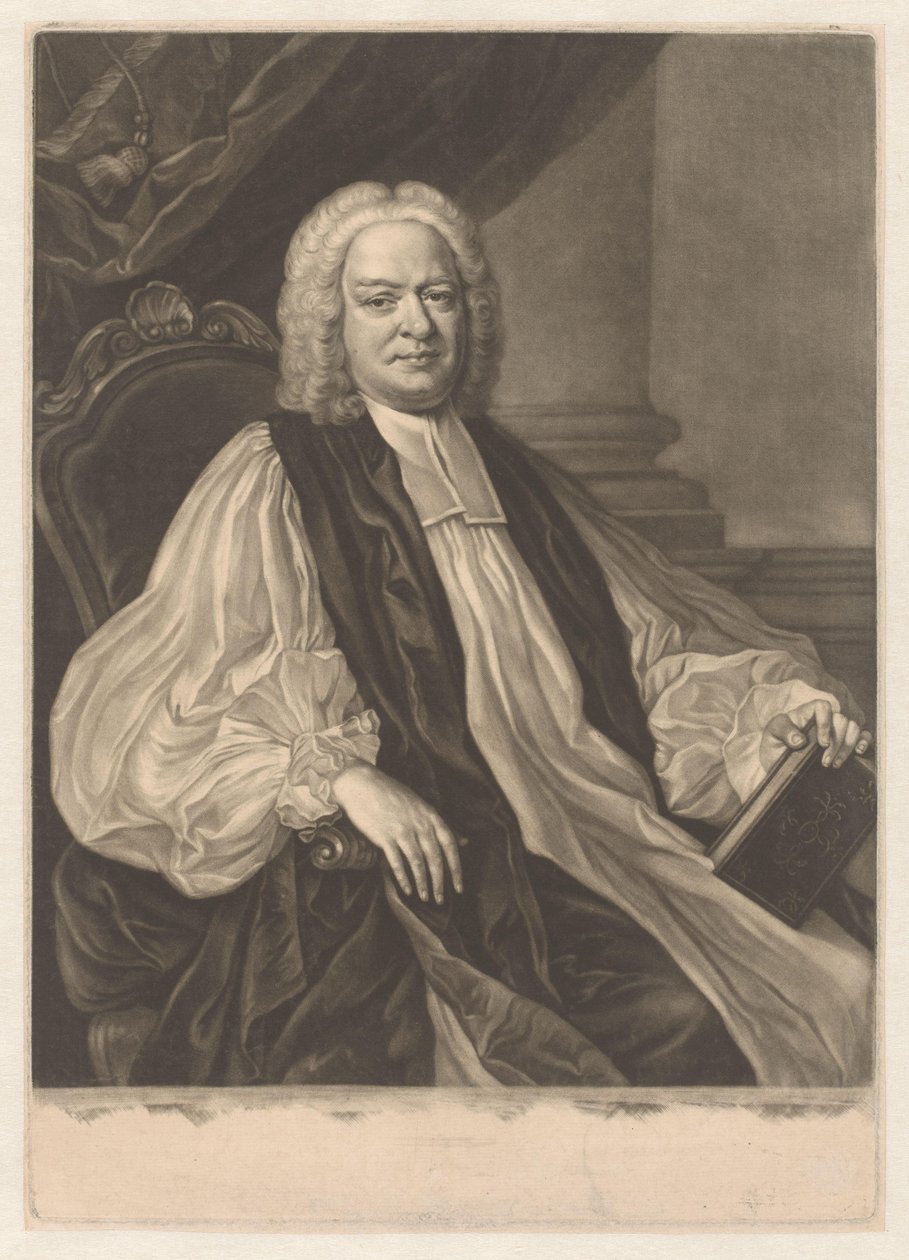 Portrait de Thomas Sherlock - James McArdell
