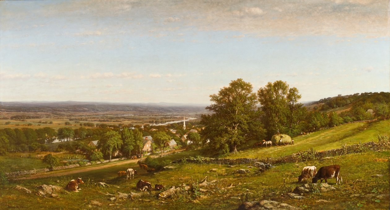 Maisons paisibles, 1868 - James McDougal Hart
