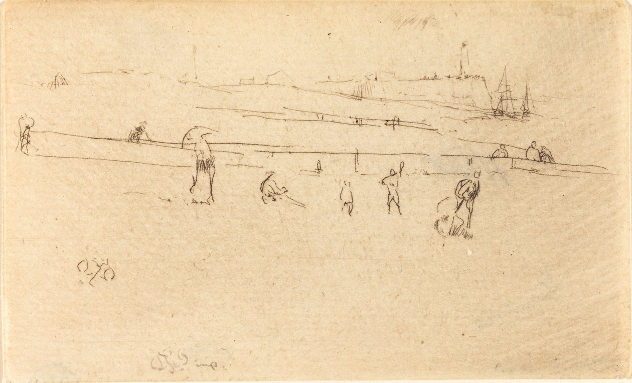 Une esquisse à Dieppe - James Abbott McNeill Whistler