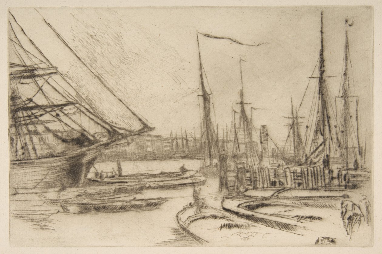 Une esquisse de Billingsgate (Extrait de « Billingsgate ») - James McNeill Whistler