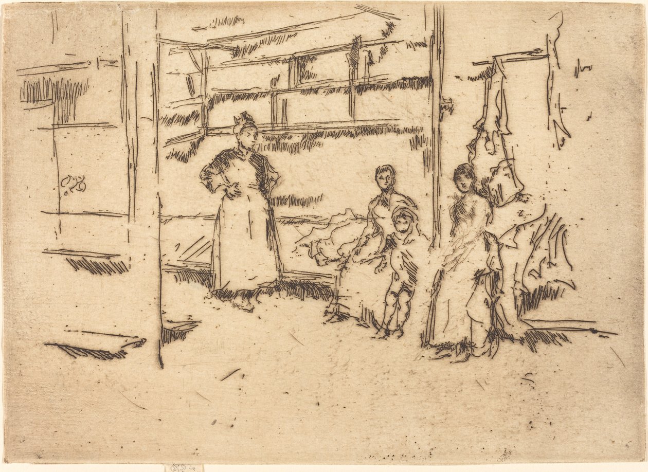 Après la vente, Hounsditch - James Abbott McNeill Whistler