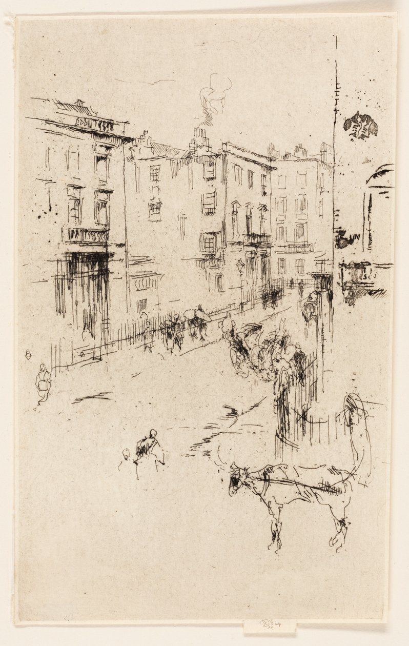 Rue Alderney - James Abbott McNeill Whistler