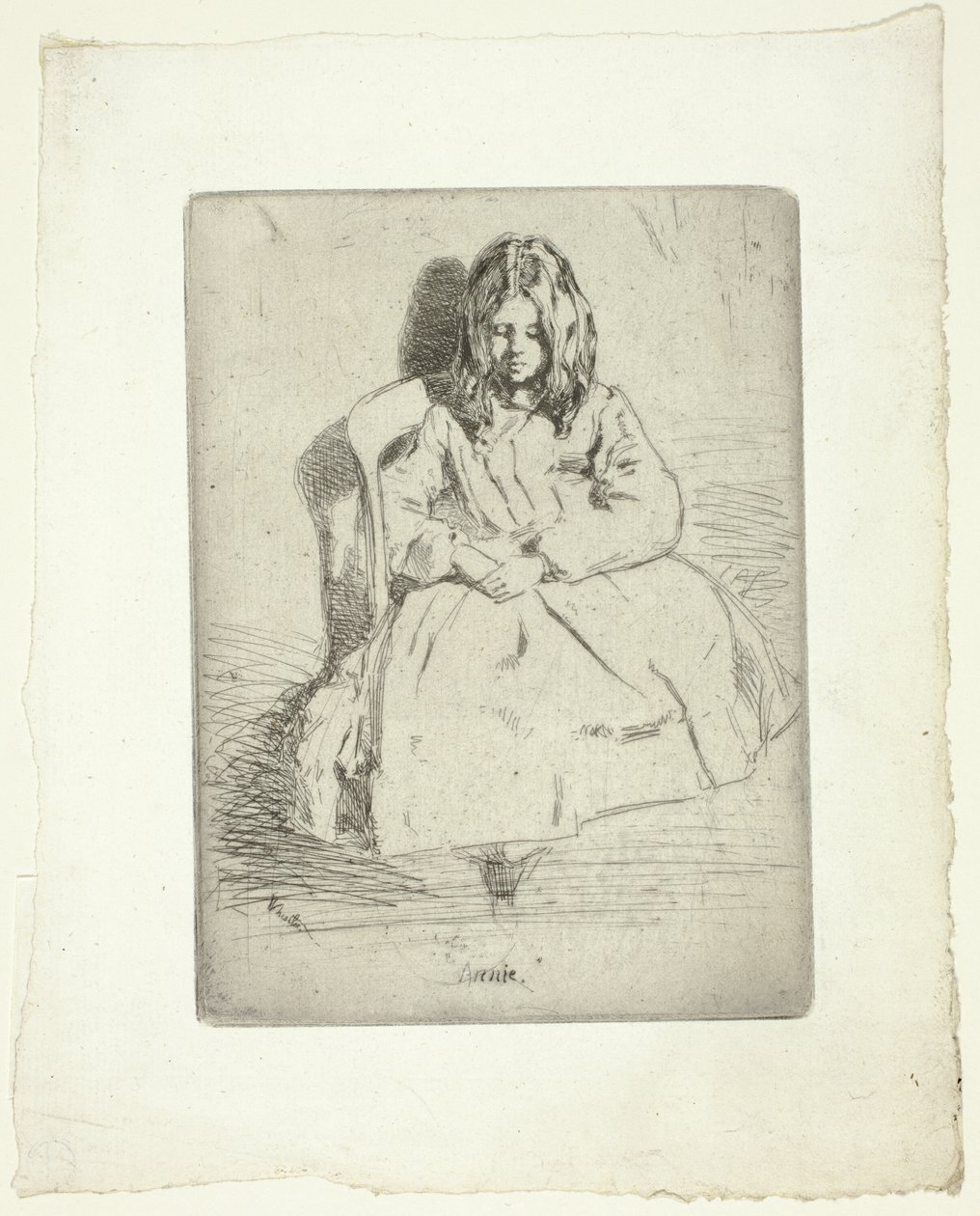 Annie, assise - James McNeill Whistler