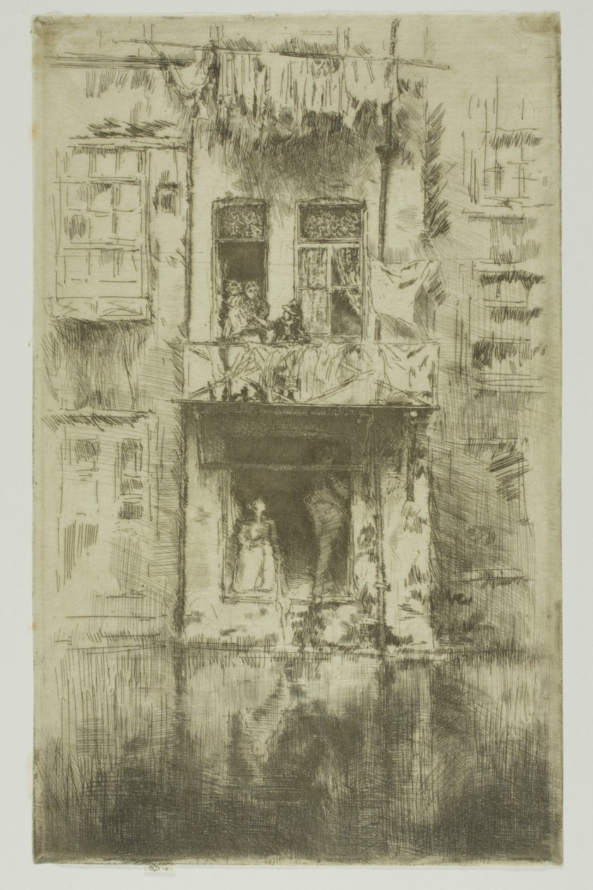 Balcon, Amsterdam - James Abbott McNeill Whistler