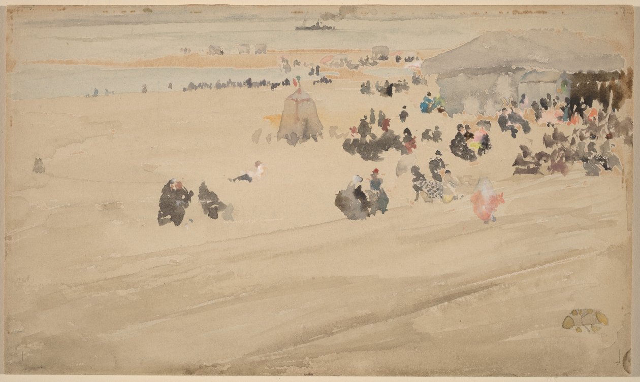 Scène de plage - James McNeill Whistler