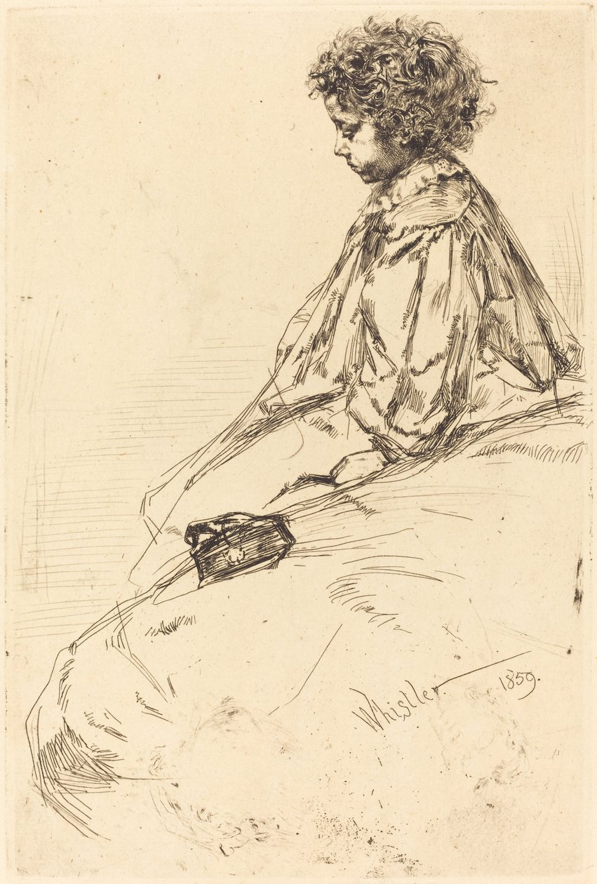 Bibi Lalouette - James Abbott McNeill Whistler