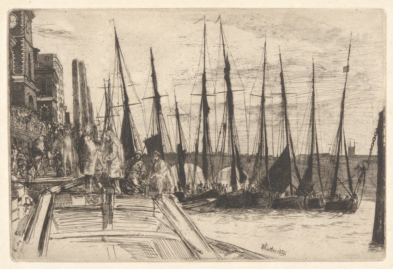 Billingsgate - James Abbott McNeill Whistler