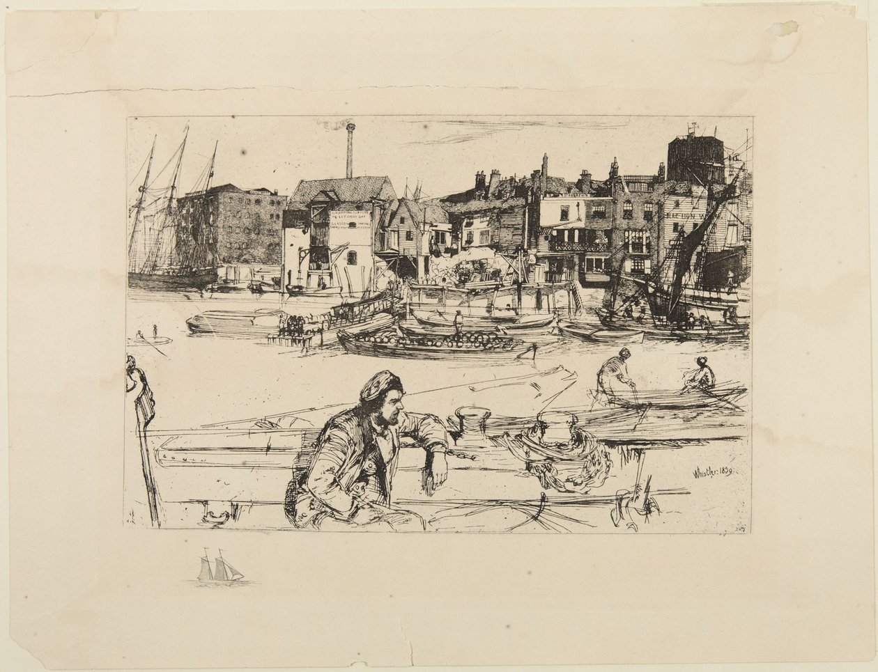 Quai du Lion noir - James McNeill Whistler