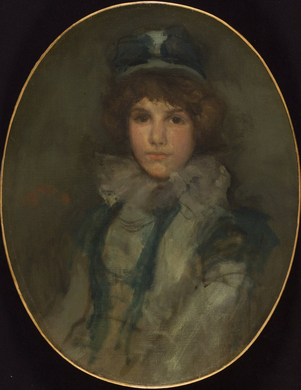 Bleu et corail : Le petit bonnet bleu - James McNeill Whistler