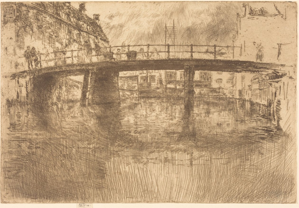 Bridge, Amsterdam - James McNeill Whistler