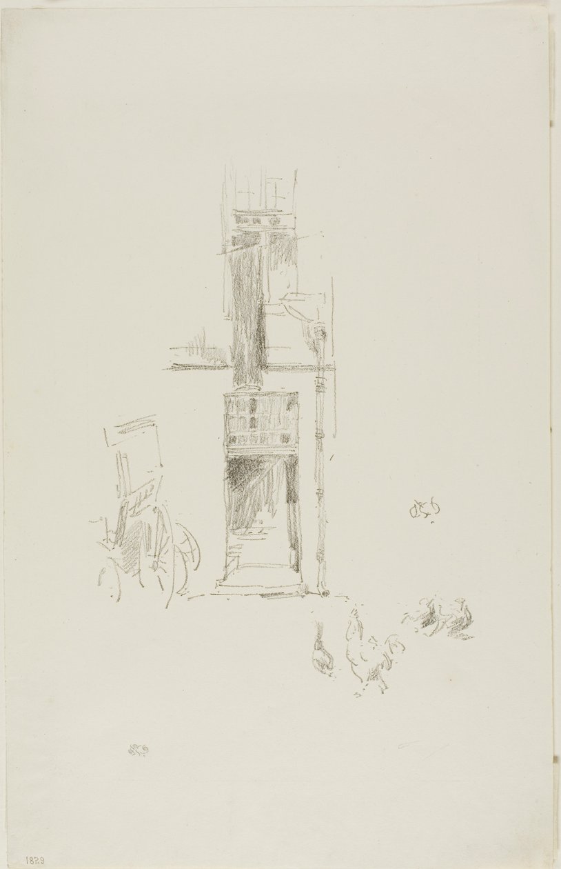 Coqs et poules, Hôtel Colbert - James McNeill Whistler