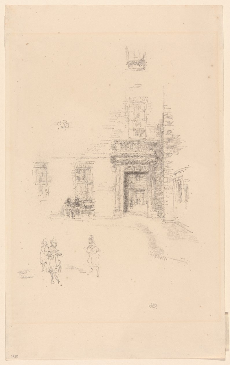 Cour, hôpital de Chelsea - James Abbott McNeill Whistler